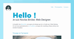 Desktop Screenshot of nicolas-birckel.fr