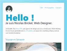 Tablet Screenshot of nicolas-birckel.fr